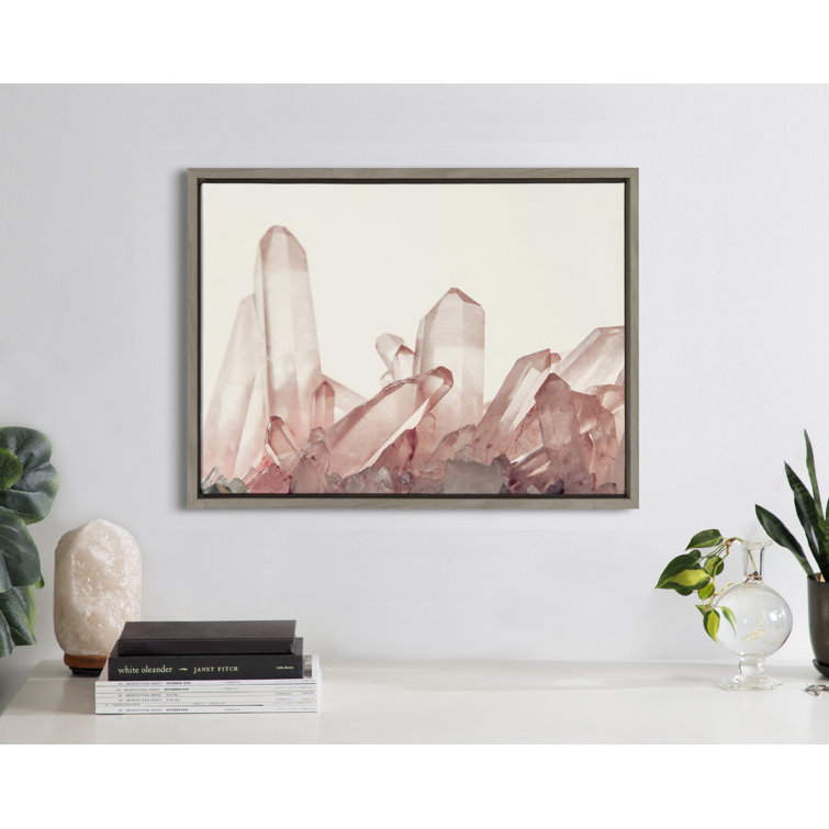 Beachcrest Home Shalyce Quartz Framed On Canvas Painting Wayfair